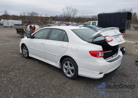 2012 Toyota Corolla S from USA, damaged, VIN 2T1BU4EE4CC786890